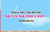 Bài 9.24 SGK Toán 6 tập 2 Kết nối tri thức